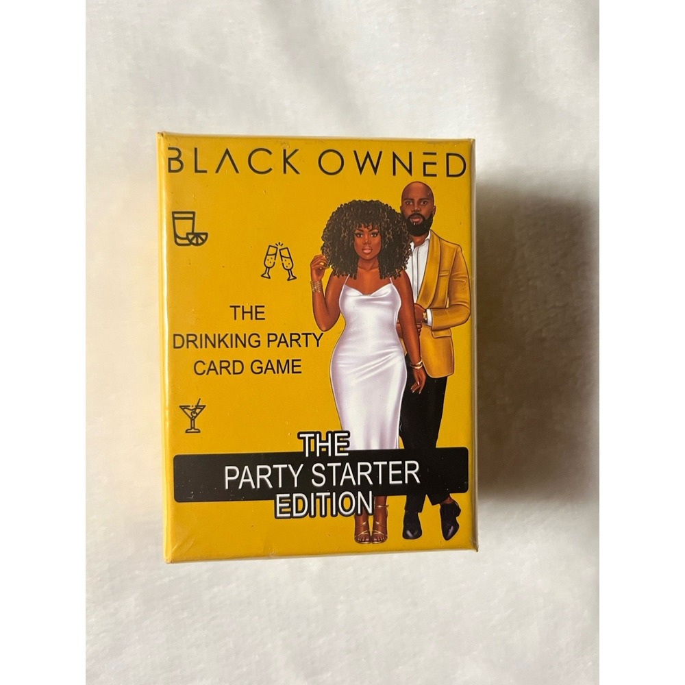 Black Owned Drinking Party Card Game Party Starter Edition Fun Adult New Sealed